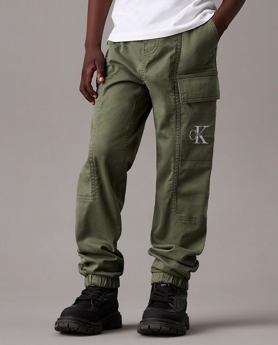 Imagen 0 de Pantalón de niño cargo con monograma