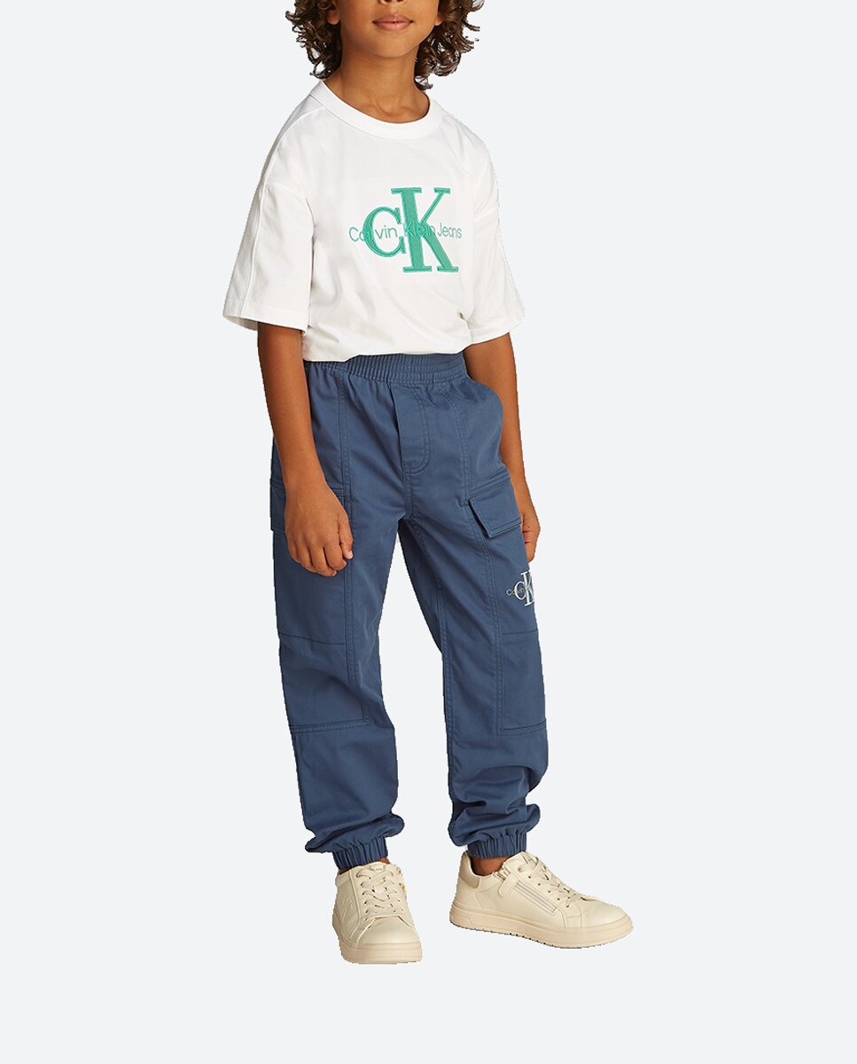 Imagen 0 de Pantalón cargo de niño con monograma