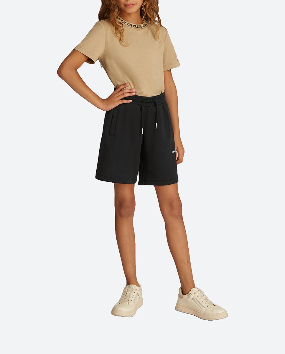 Imagen 0 de Bermuda infantil con cintura elástica y logo