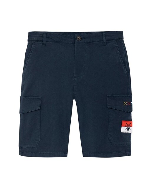 Imagen 0 de Bermuda de niño patch cargo electric blue