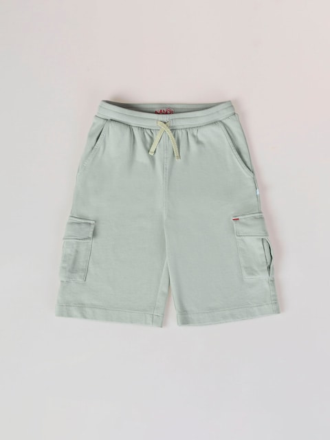 Imagen 0 de Pantalo?n de niño corto de felpa cargo.