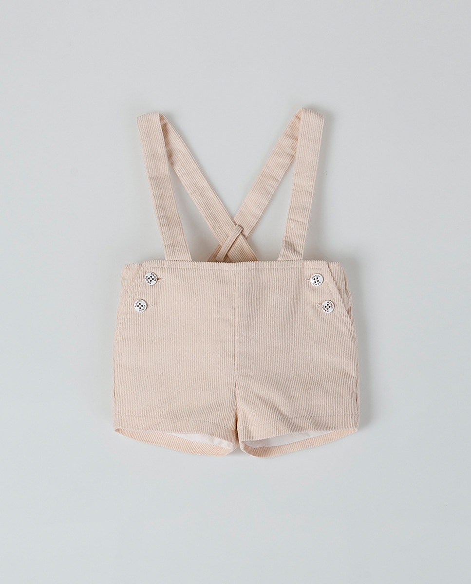 Imagen 0 de Pantalón corto bebe niño con tirantes