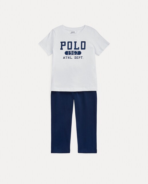 Pijama de niña con manga larga