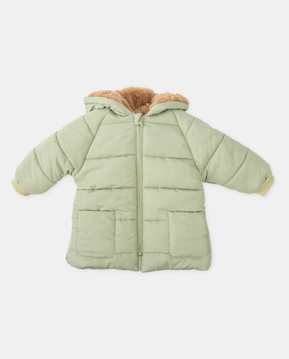 Imagen 0 de Parka de microfibra con capucha
