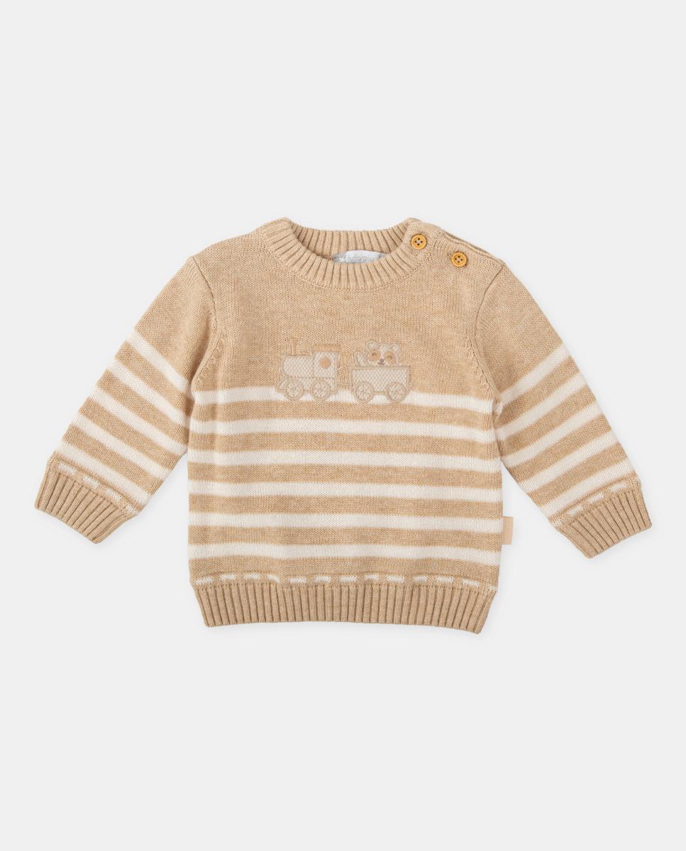 Imagen 0 de Jersey a rayas y de tricot