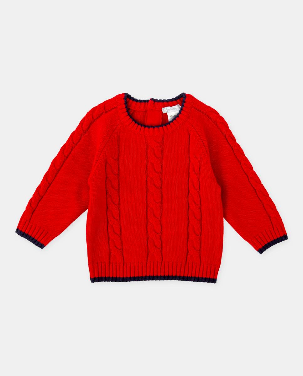Imagen 0 de Jersey de trenzas y de tricot