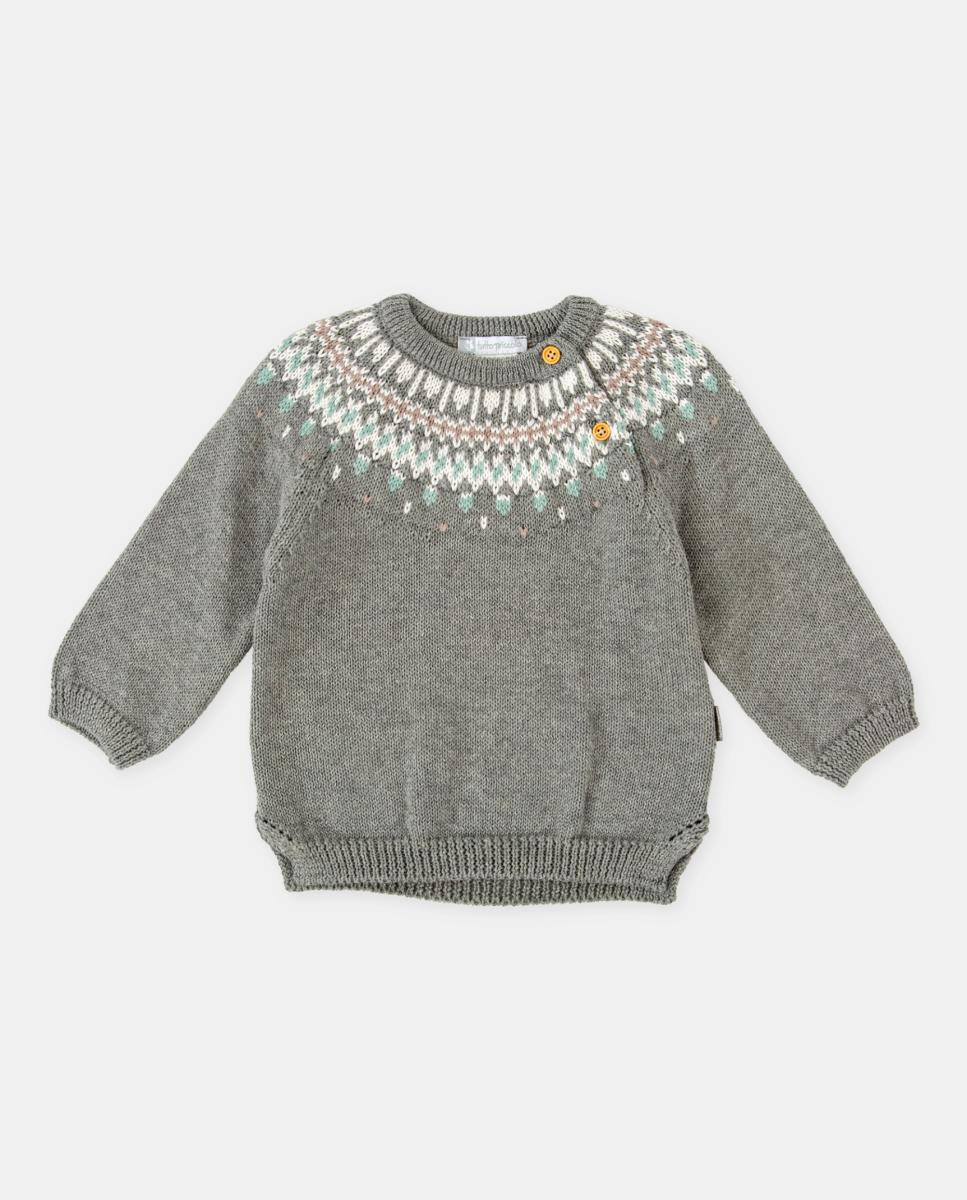 Imagen 0 de Jersey de tricot con greca