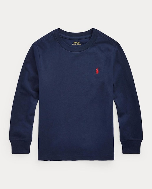 Imagen 0 de Camiseta de niño en azul manga larga