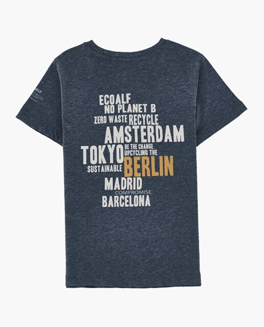 Imagen 0 de Camiseta niño manga corta con frase en frontal
