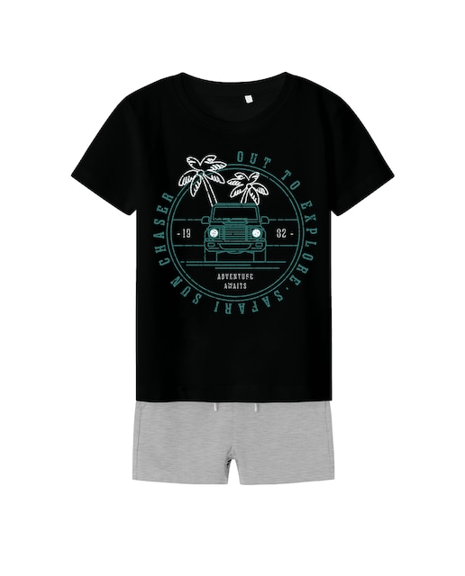 Imagen 0 de Set de niño con camiseta y short