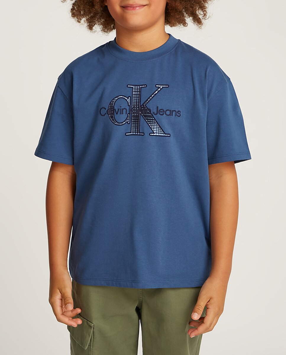 Imagen 0 de Camiseta de niño manga corta con monograma