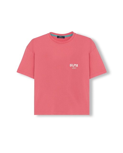 Imagen 0 de Camiseta niño Oversize con estampado manga corta
