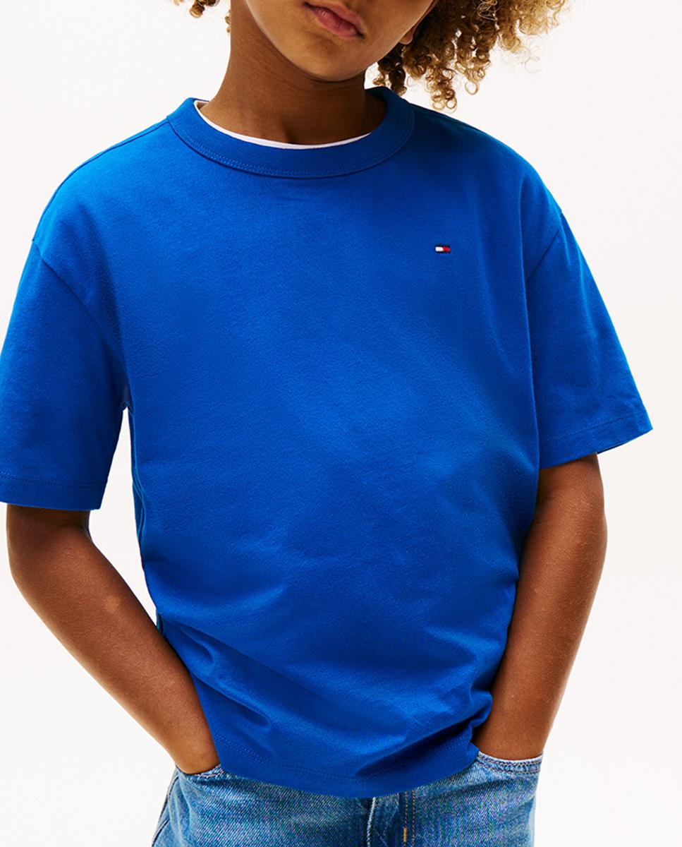 Imagen 0 de Camiseta de niño de manga corta con logo en la espalda