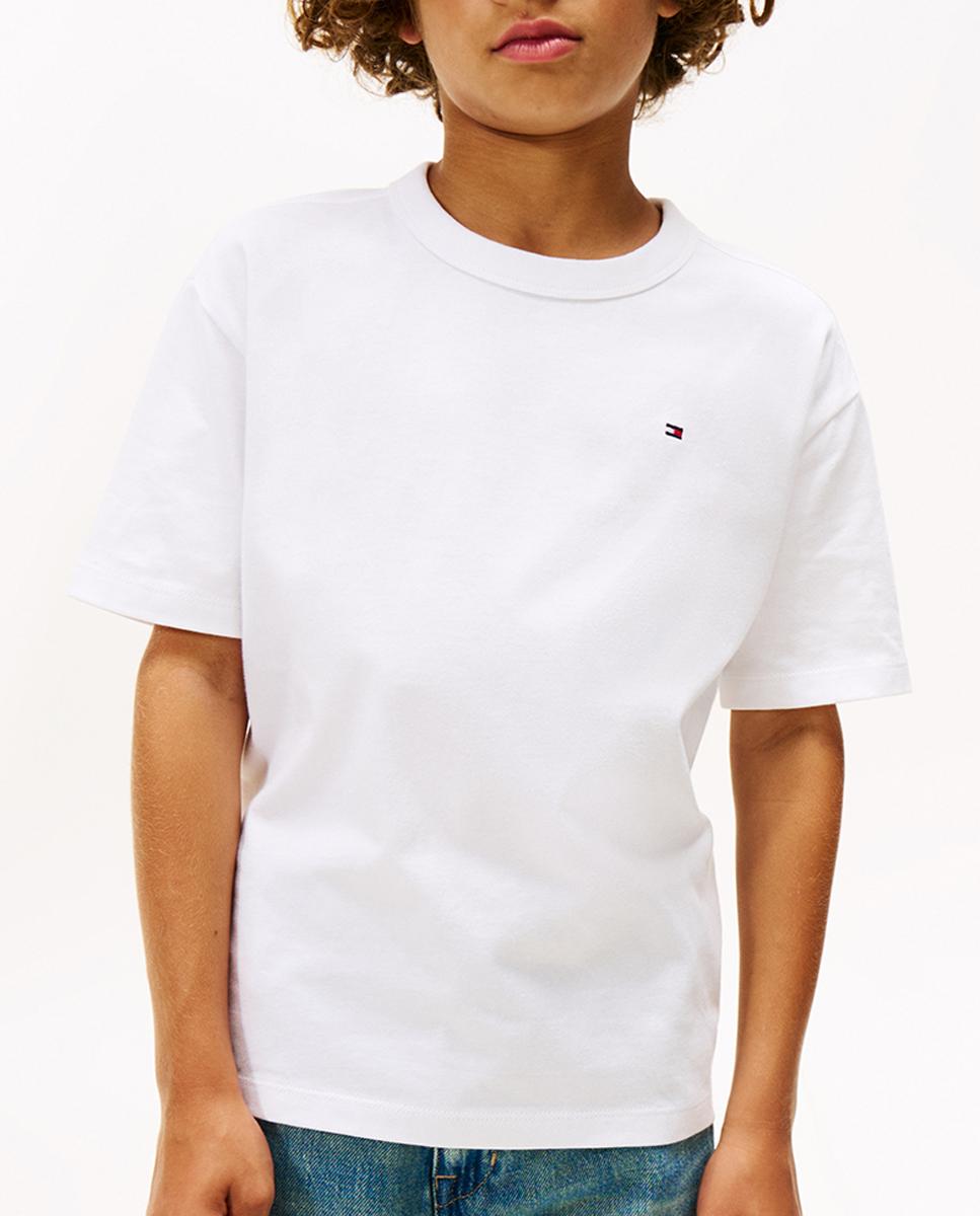 Imagen 0 de Camiseta de niño de manga corta con logo en la espalda
