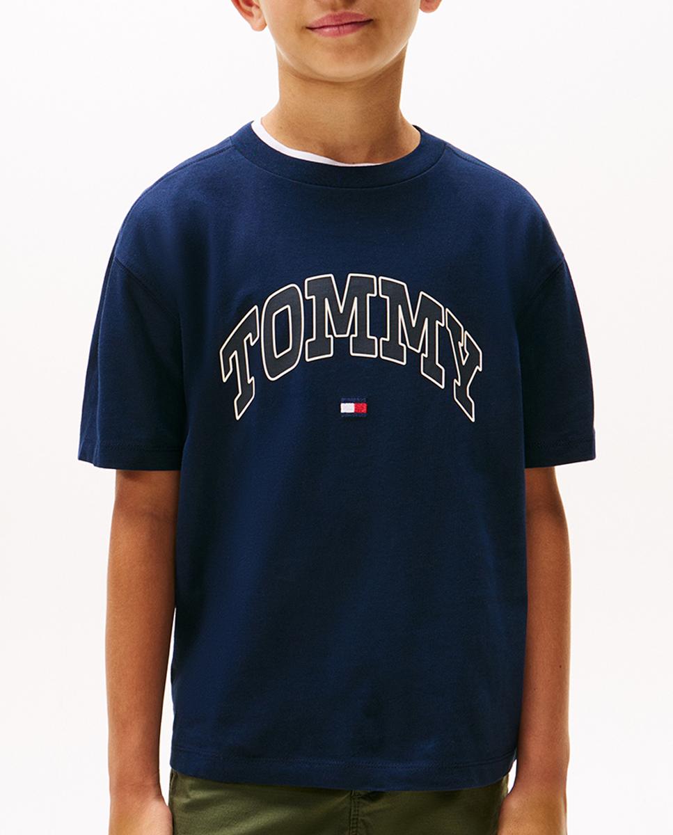 Imagen 0 de Camiseta de manga corta de niño con logo frontal Varsity