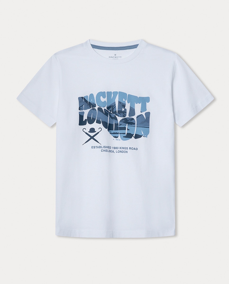 Imagen 0 de Camiseta de niño Wavy Logo