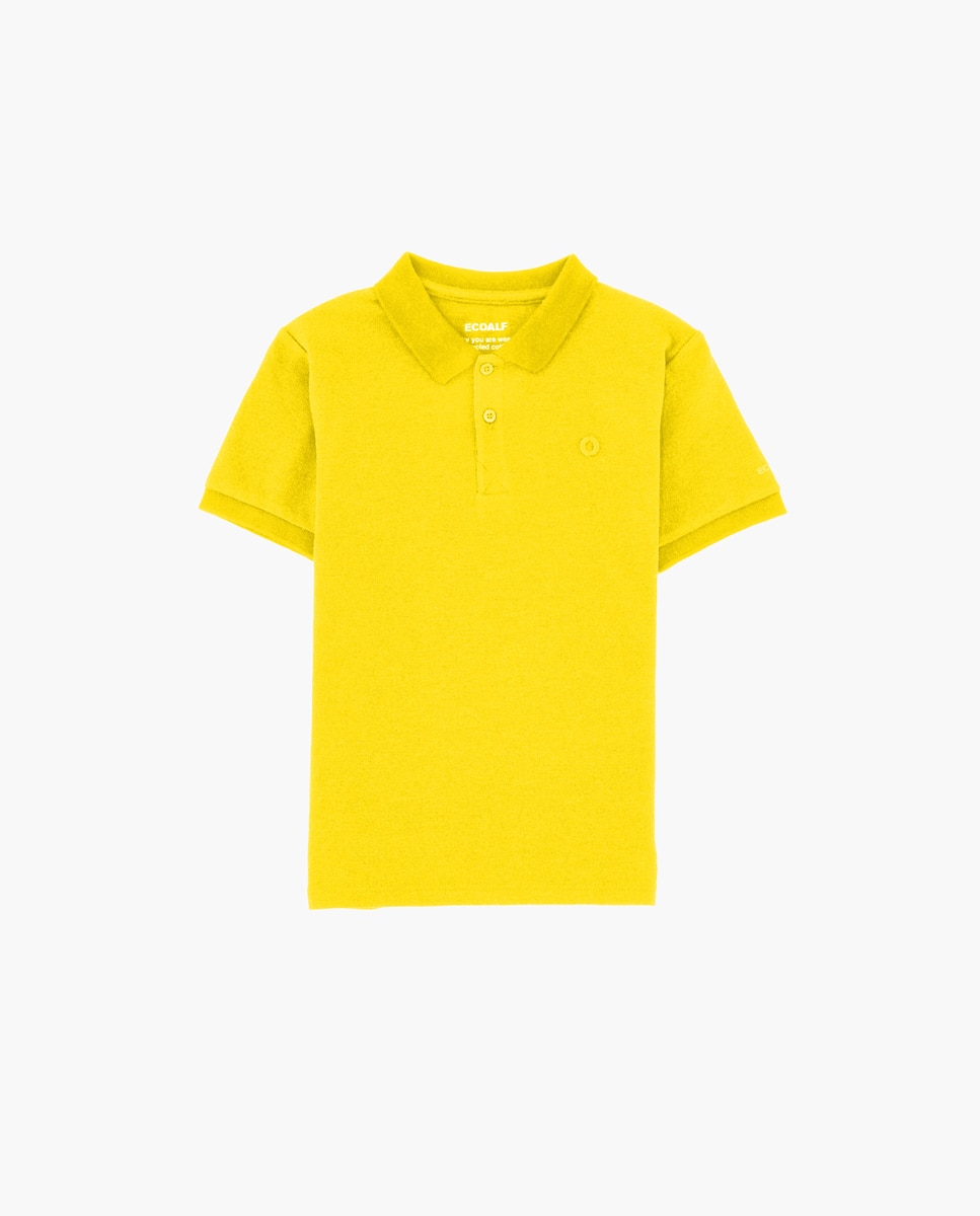 Imagen 0 de Polo liso de niño en color shiny yellow