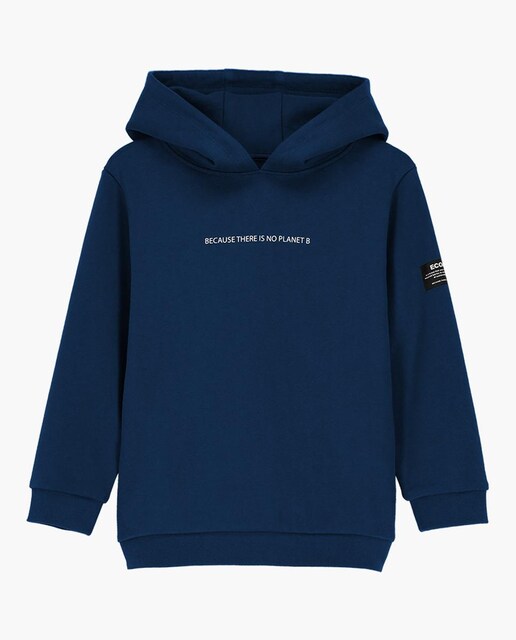 Imagen 0 de Sudadera niño con frase en frontal y logo en manga