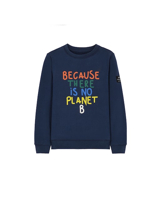 Imagen 0 de Sudadera de niño cuello redondo print en el pecho