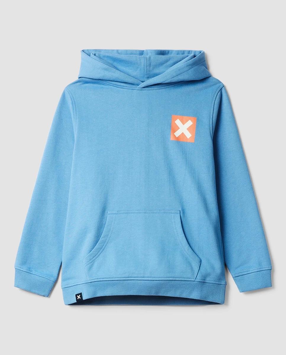Imagen 0 de Hoodie con print delantero y trasero de niño