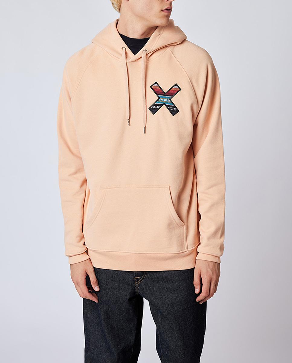 Imagen 0 de Hoodie con nuestra clásica X bordada: delantera en el pecho y trasera en la espalda de niño