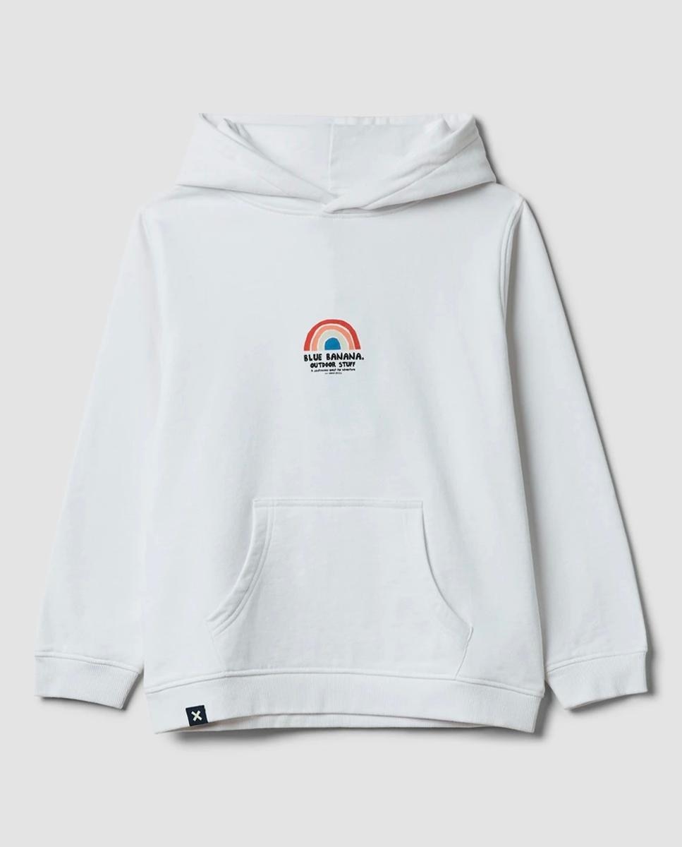 Imagen 0 de Hoodie con print delantero y trasero de niño