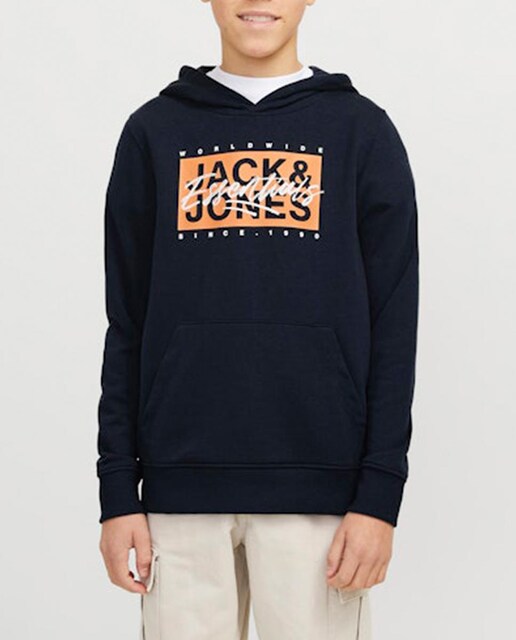 Imagen 0 de Sudadera con capucha de niño con logo frontal