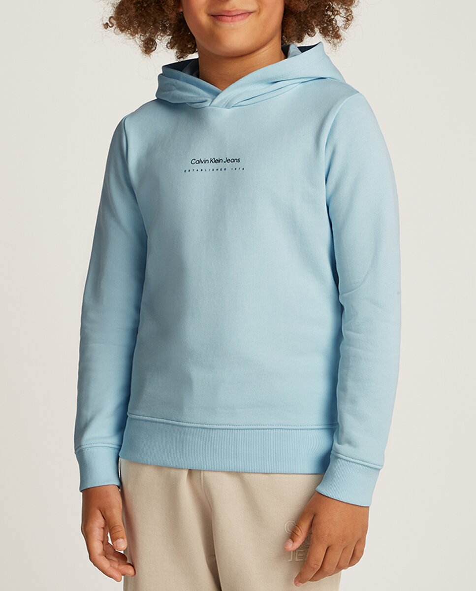 Imagen 0 de Sudadera de niño con capucha y logo en espalda