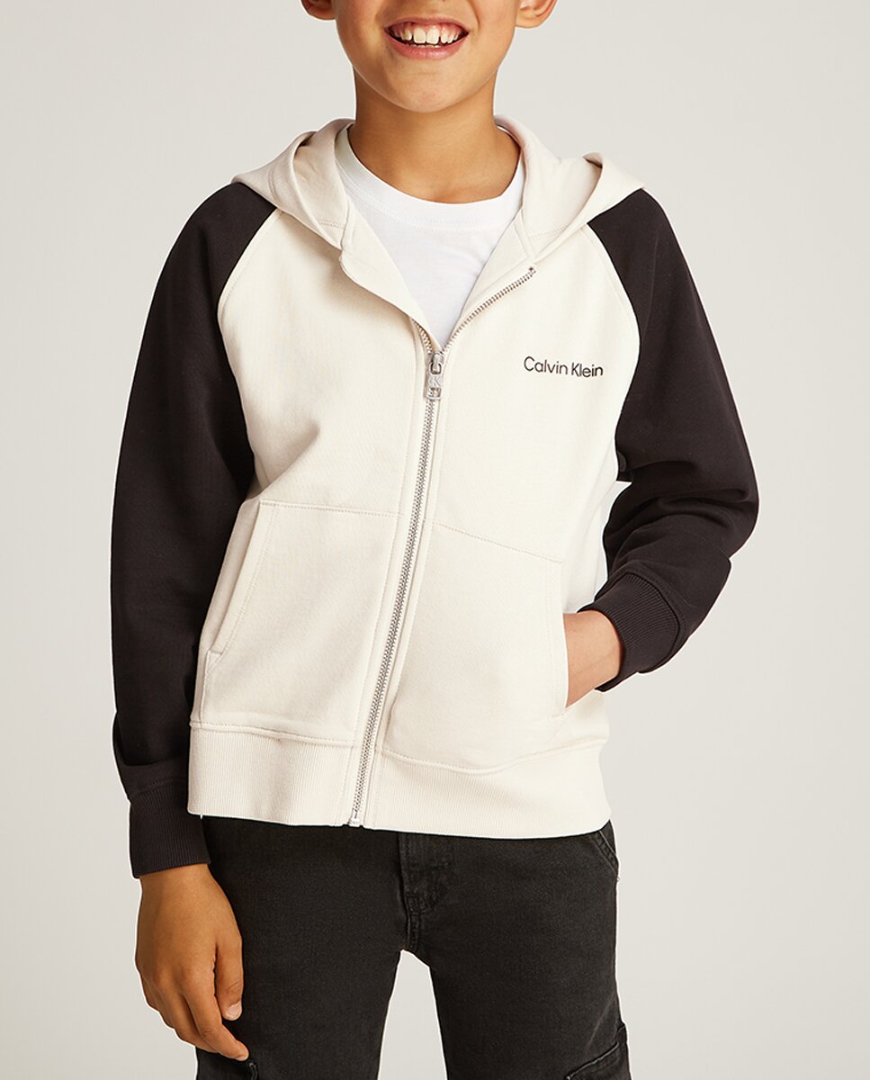 Imagen 0 de Sudadera de niño color block con capucha