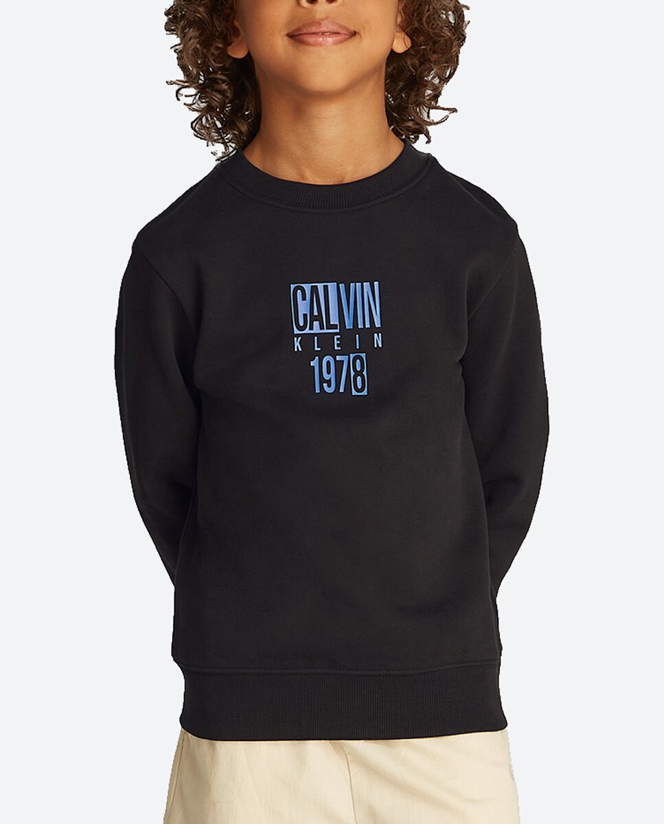 Imagen 0 de Sudadera de niño cuello redondo con logo