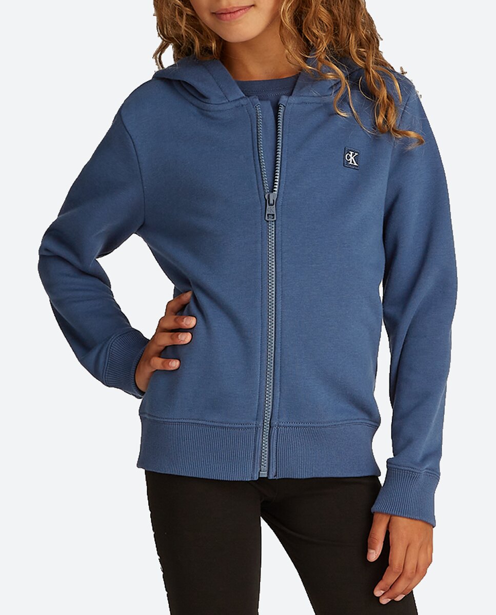 Imagen 0 de Sudadera infantil con capucha y cremallera