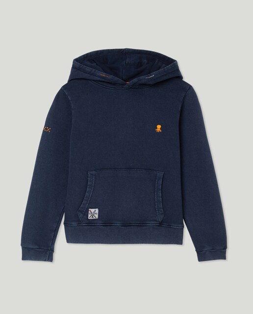 Imagen 0 de Sudadera niño lisa con capucha