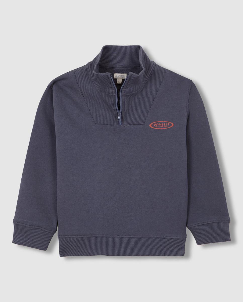 Imagen 0 de Sudadera Rayas Con Cremallera