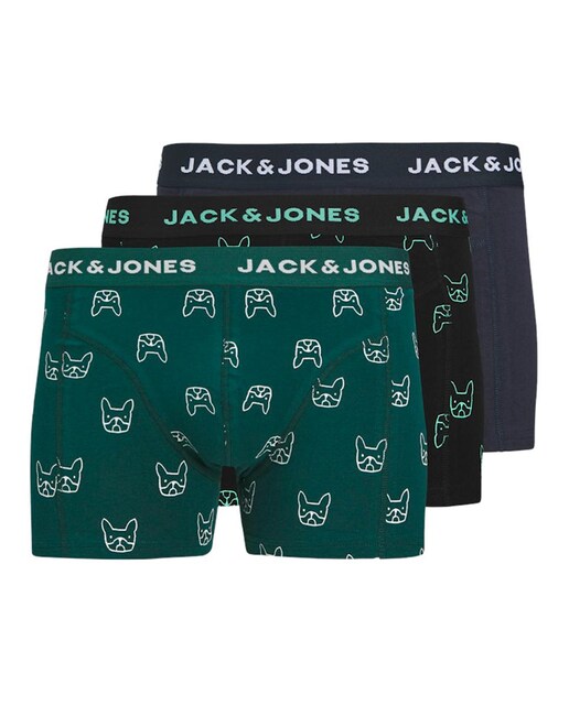 Imagen 0 de Pack de 3 boxers de niño con logo bulldog
