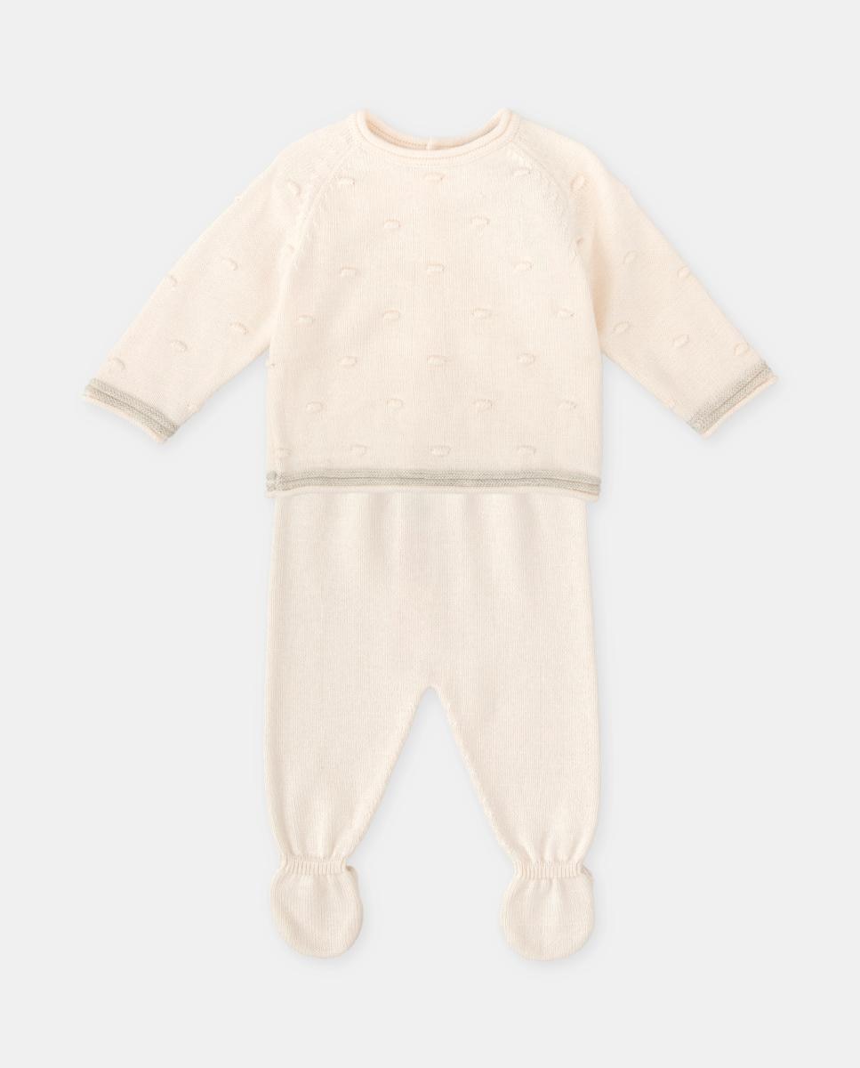 Imagen 0 de Conjunto dos piezas con pie de tricot