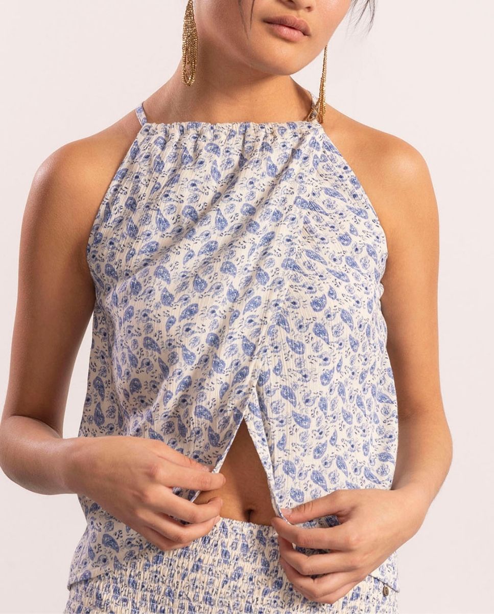 Imagen 0 de Top de niña de niña teen tulipa?n estampado paisley