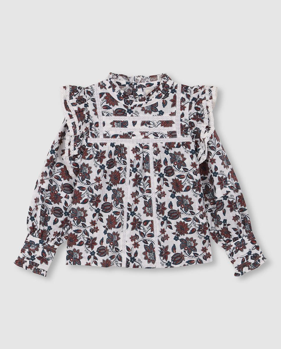 Imagen 0 de Blusa Con Tiras Bordadas