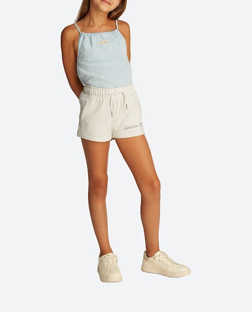 Imagen 0 de Shorts de chándal de niña en felpa con logo