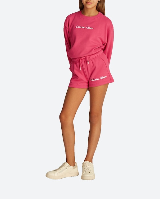 Imagen 0 de Shorts de chándal de niña en felpa con logo