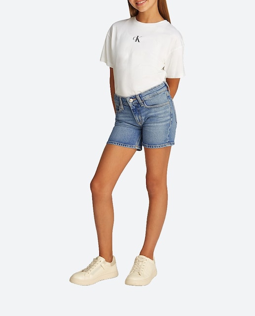 Imagen 0 de Shorts vaqueros de niña fit slim