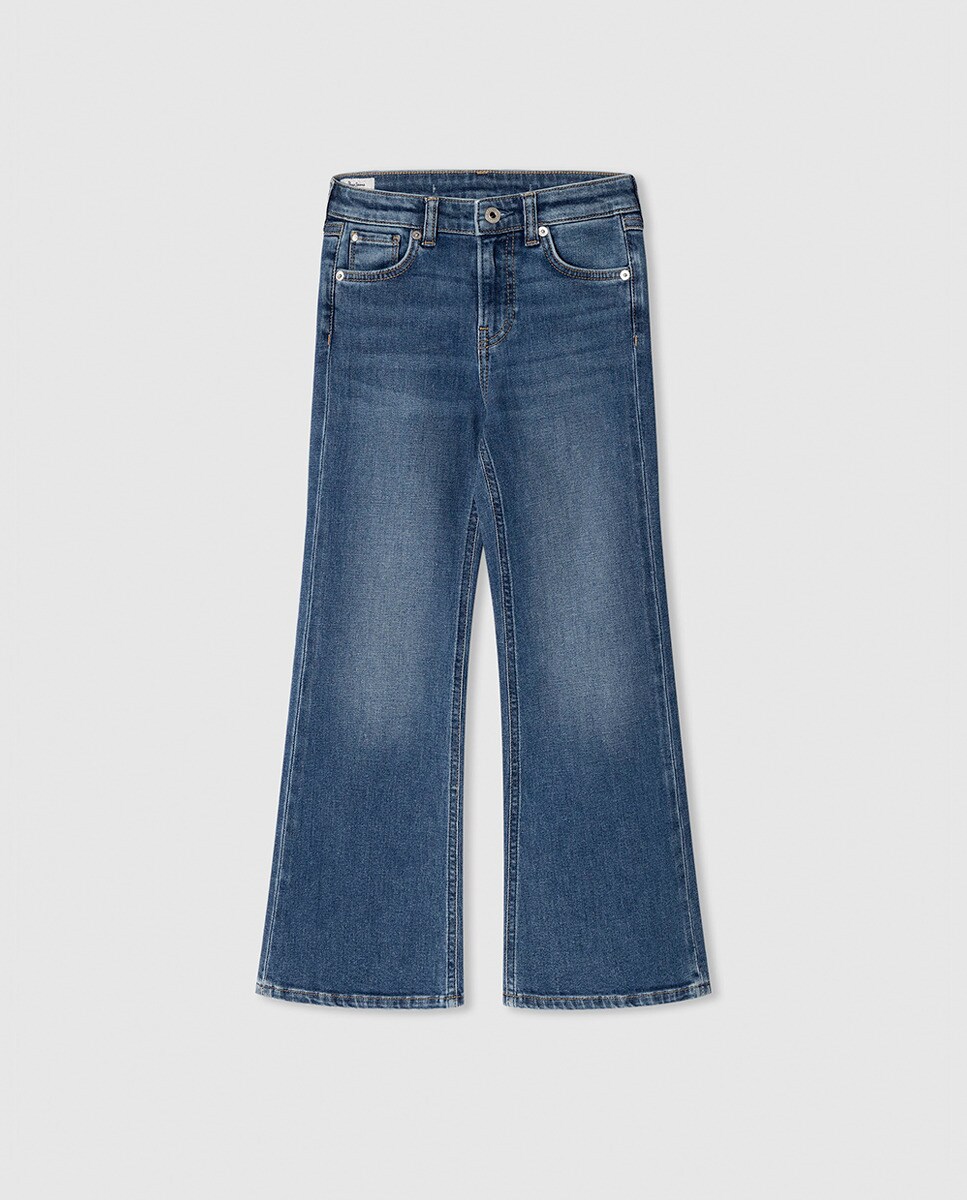 Imagen 0 de Pantalón vaquero Slim Fit Flare Hw de niña