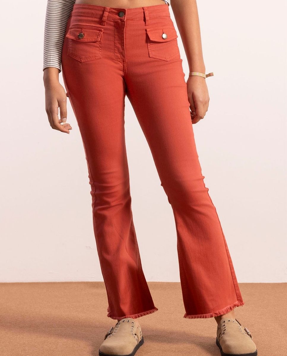 Imagen 0 de Pantalo?n de niña  teen denim flare