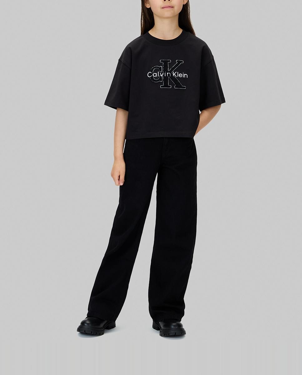 Imagen 0 de Pantalón vaquero de niña wide leg