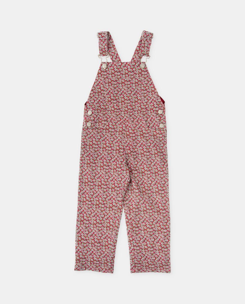 Imagen 0 de Peto de niña con estampado floral de micropana