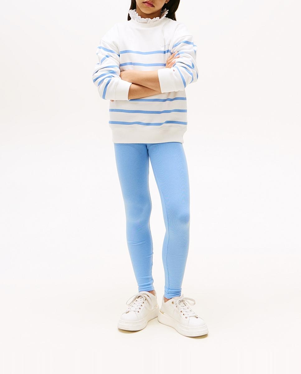 Imagen 0 de Leggins de niña con elástico y logo en la cintura