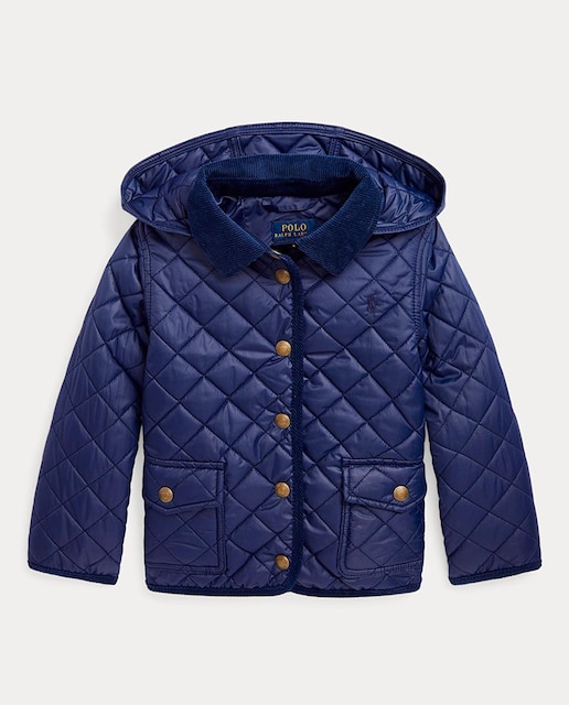 Imagen 0 de Husky de niña en azul con capucha