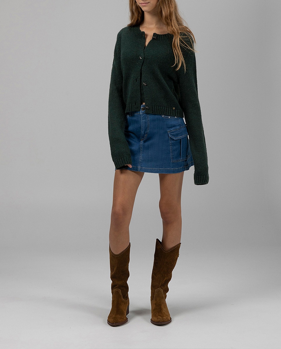 Imagen 0 de Chaqueta punto teen botones estrellas