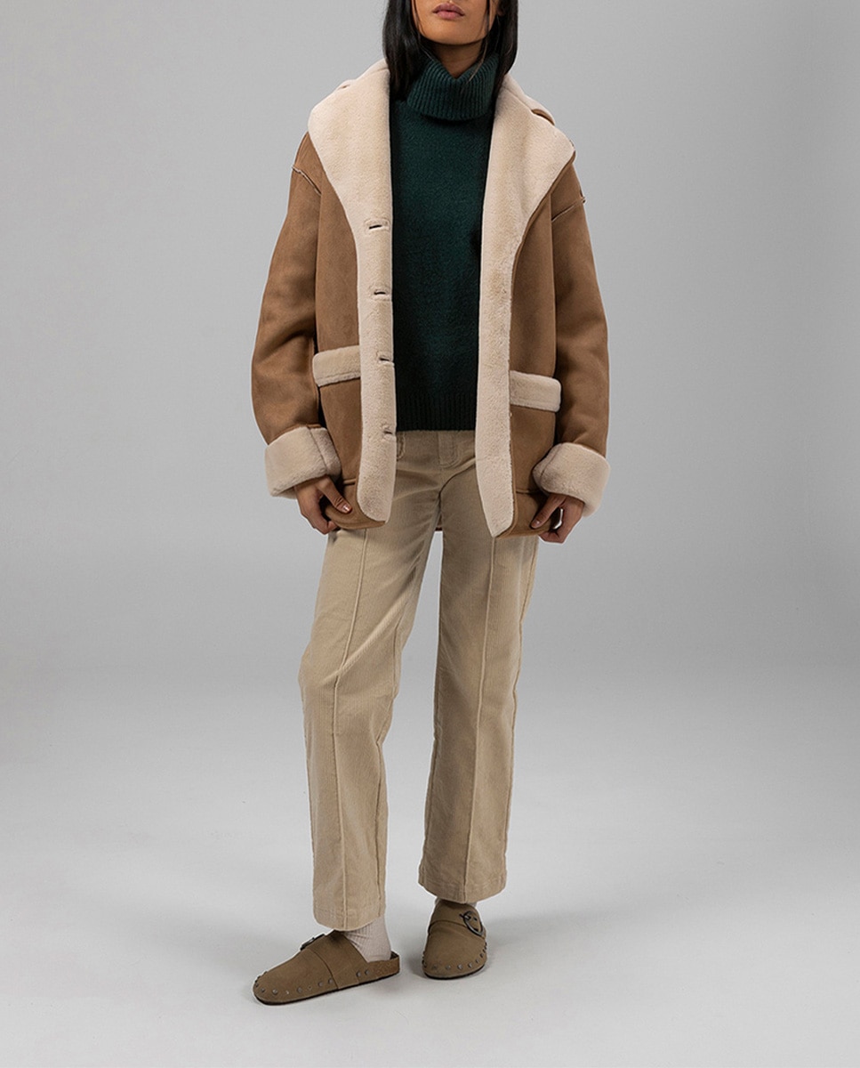 Imagen 0 de Chaqueta teen doble faz cuello solapa
