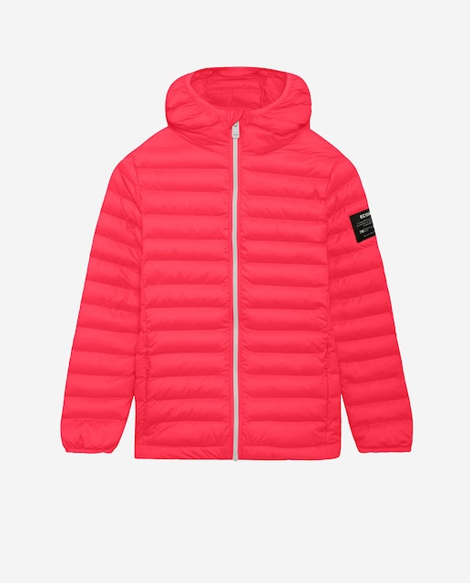 Imagen 0 de Chaqueta de niño con capucha estilo plumas