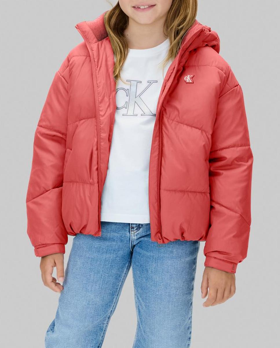 Imagen 0 de Chaqueta de niña acolchada con capucha